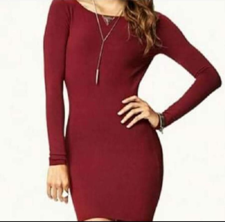 Long sleeve red dress forever 21 shop