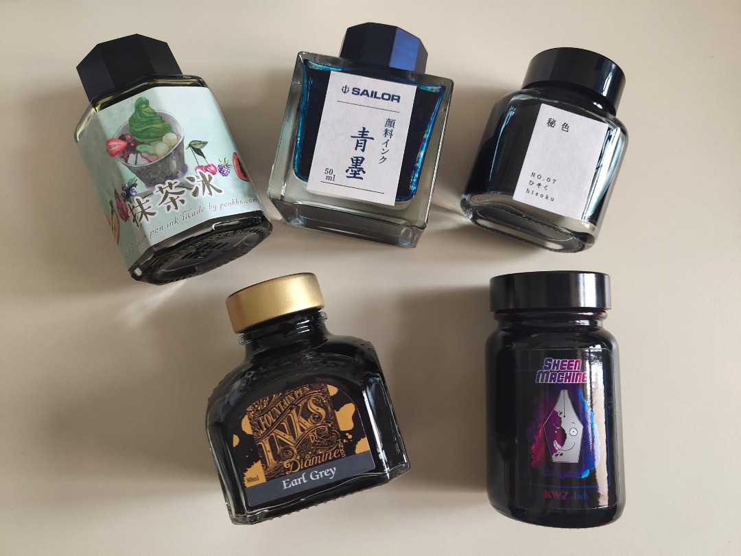 Fountain Pen Ink Samples (5ml), Hobbies & Toys, Stationery & Craft