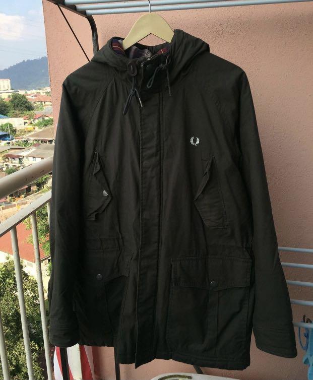 Fred perry parka coat online
