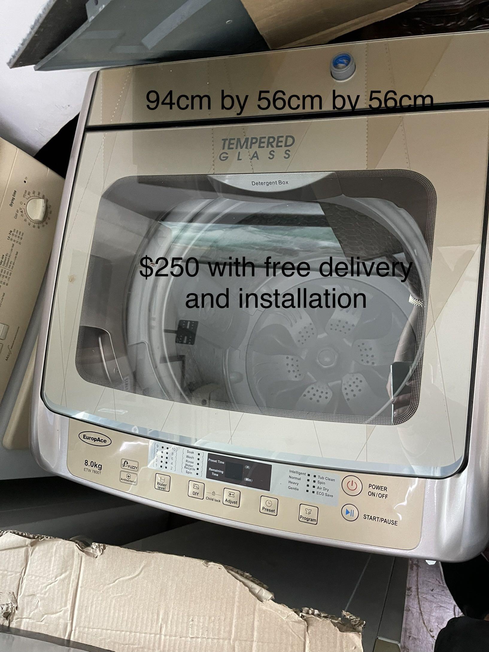 Fridge and washing machine cheap cheap (2nd hand) but all working well