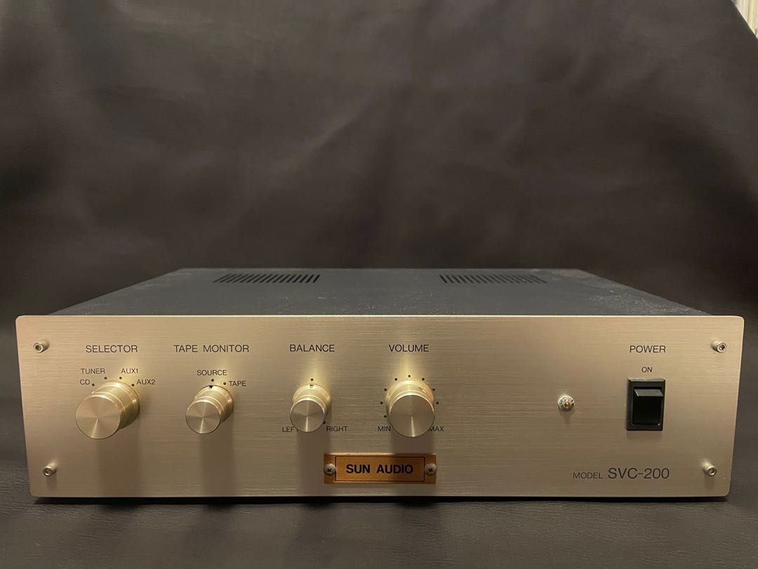 SUN AUDIO SVC-200 真空管アンプ-タムラトランス用 発売20周年記念モデル、サン・オーディオSVC200は、堂々たる風格