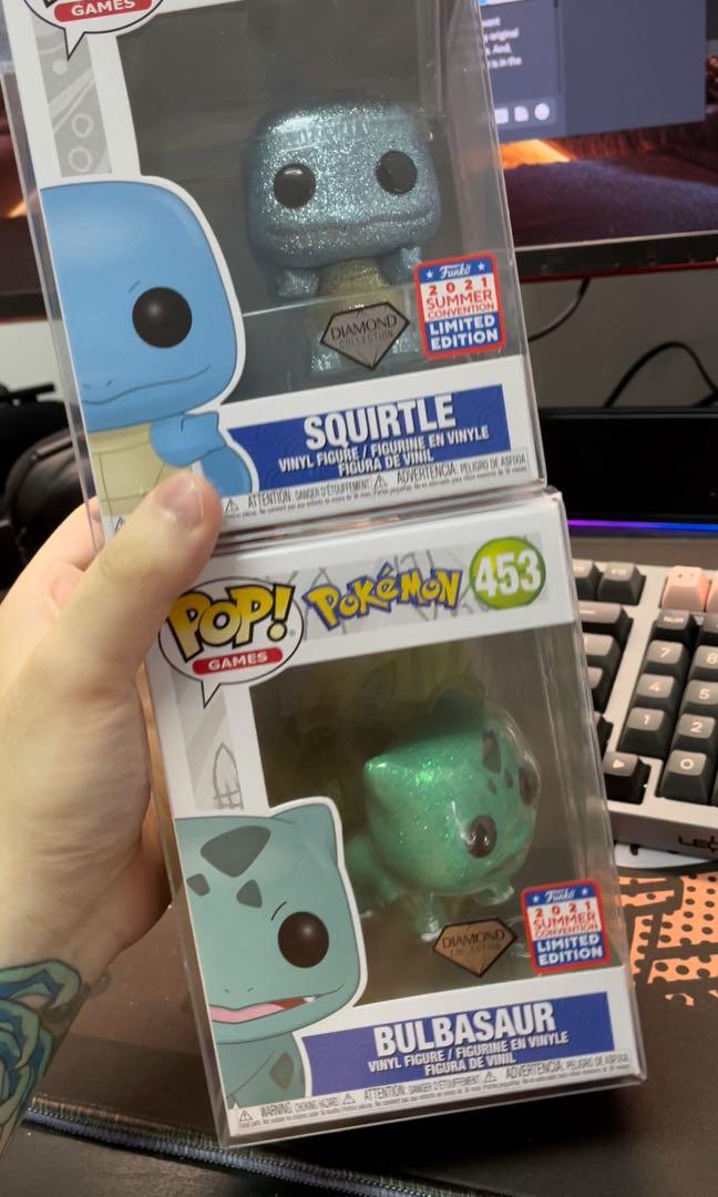 Funko Pop Pokemon Bulbasaur \u0026 Squirtle 