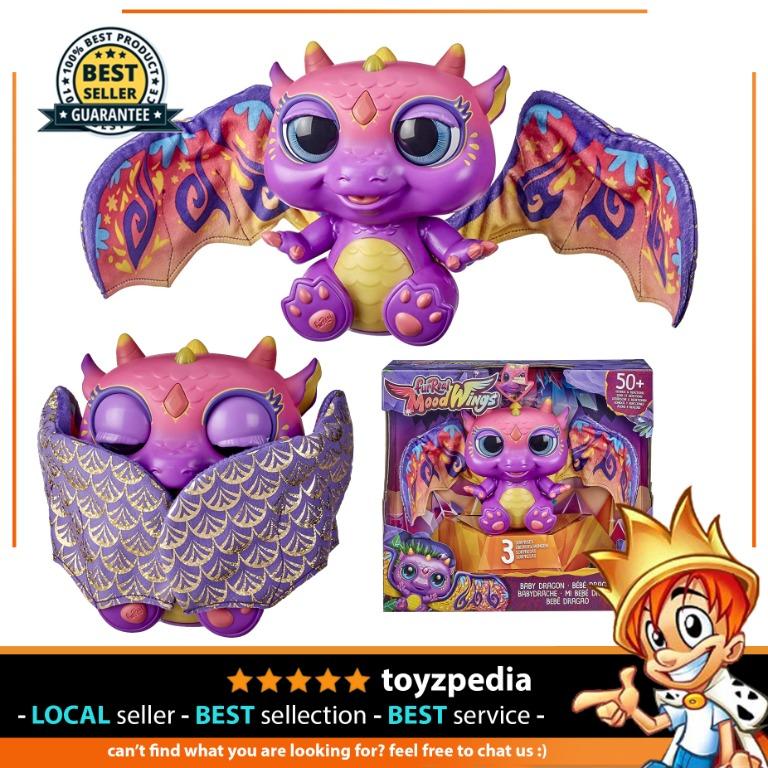 FurReal friends Moodwings Baby Dragon Interactive Pet Toy, 50+ Sounds