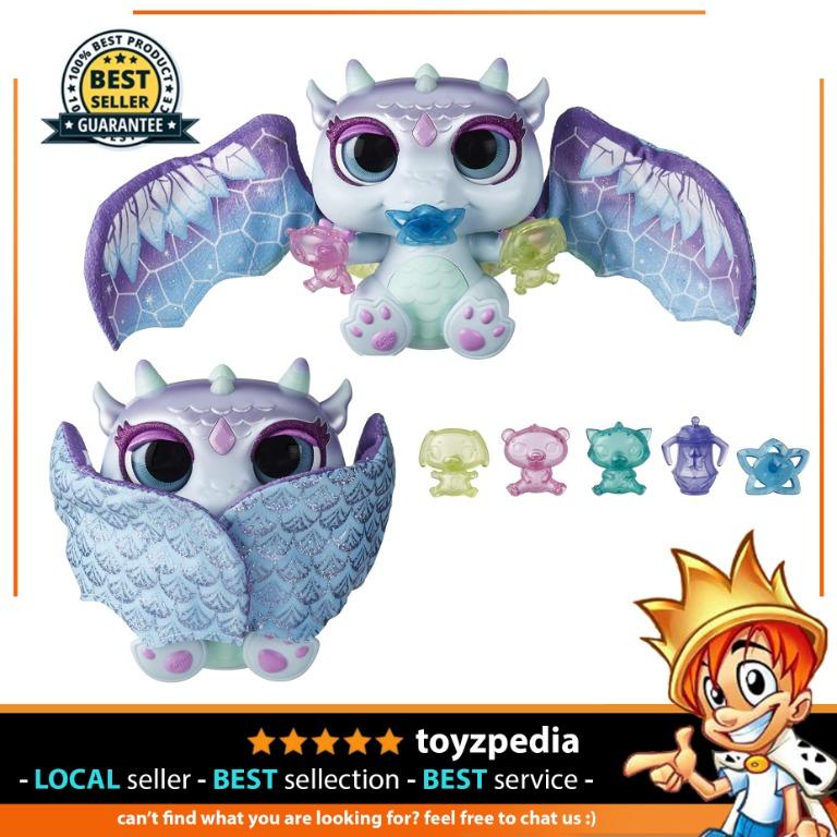 furReal Moodwings Snow Dragon Interactive Pet Toy, 50+ Sounds