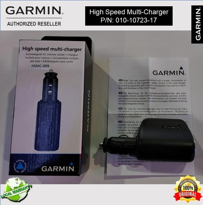 Garmin High - Speed Charger - Dual USB 2.1A Fast Charger + Car Socket, Computers & Tech, Parts & Cables & Adaptors on Carousell
