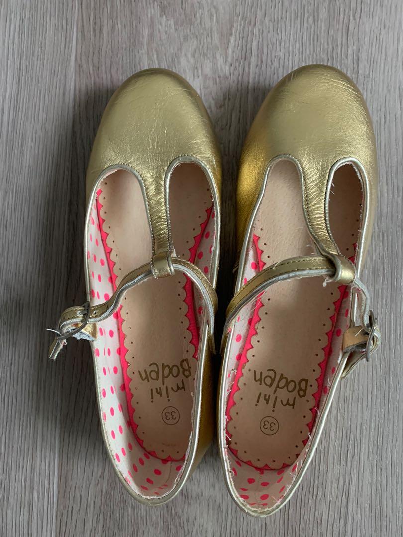 Girls gold outlet mary janes