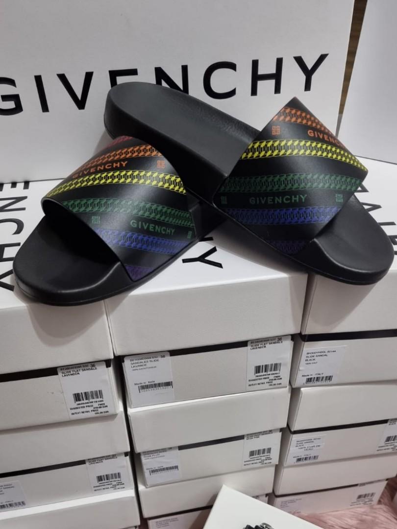 Givenchy colorful slides top