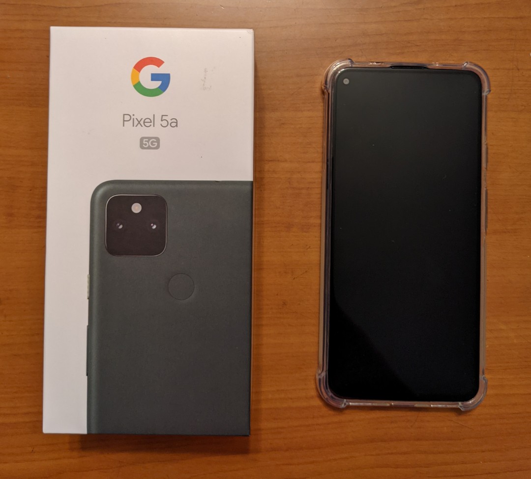 Google Pixel 5a 5G 6+128GB (未用過及已貼mon貼，但不包殼), 手提電話 