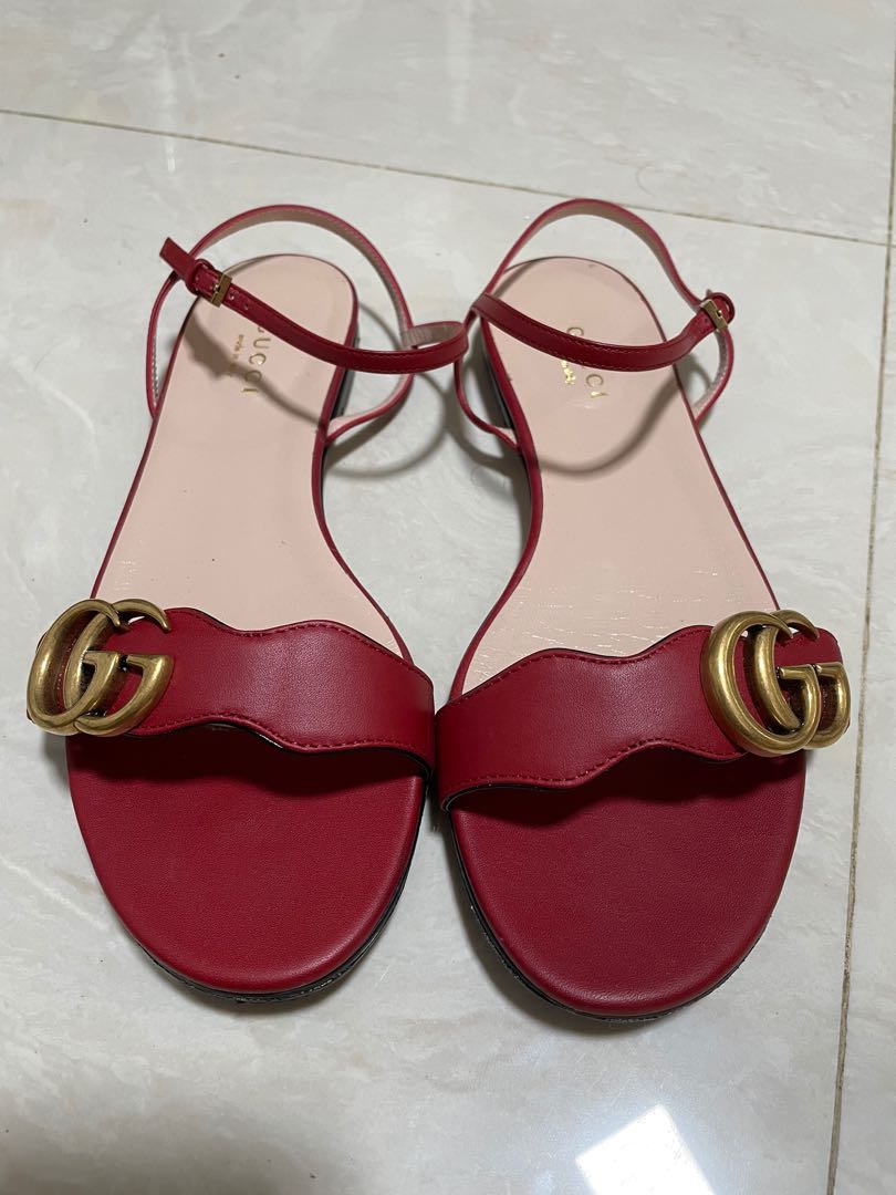 Gucci flats sandals Authentic