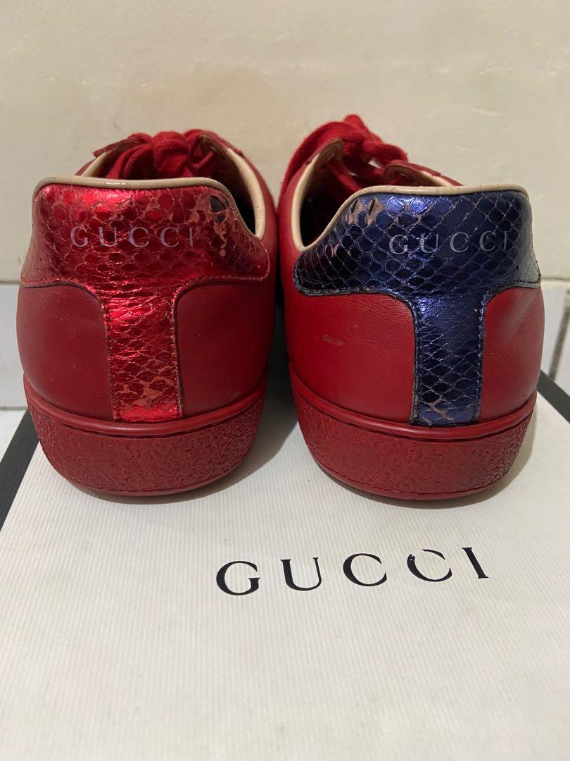 Gucci red bee shoes top
