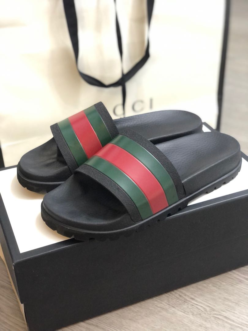 Gucci Slide Sandals, Men's Fashion, Footwear, Flipflops and Slides on  Carousell