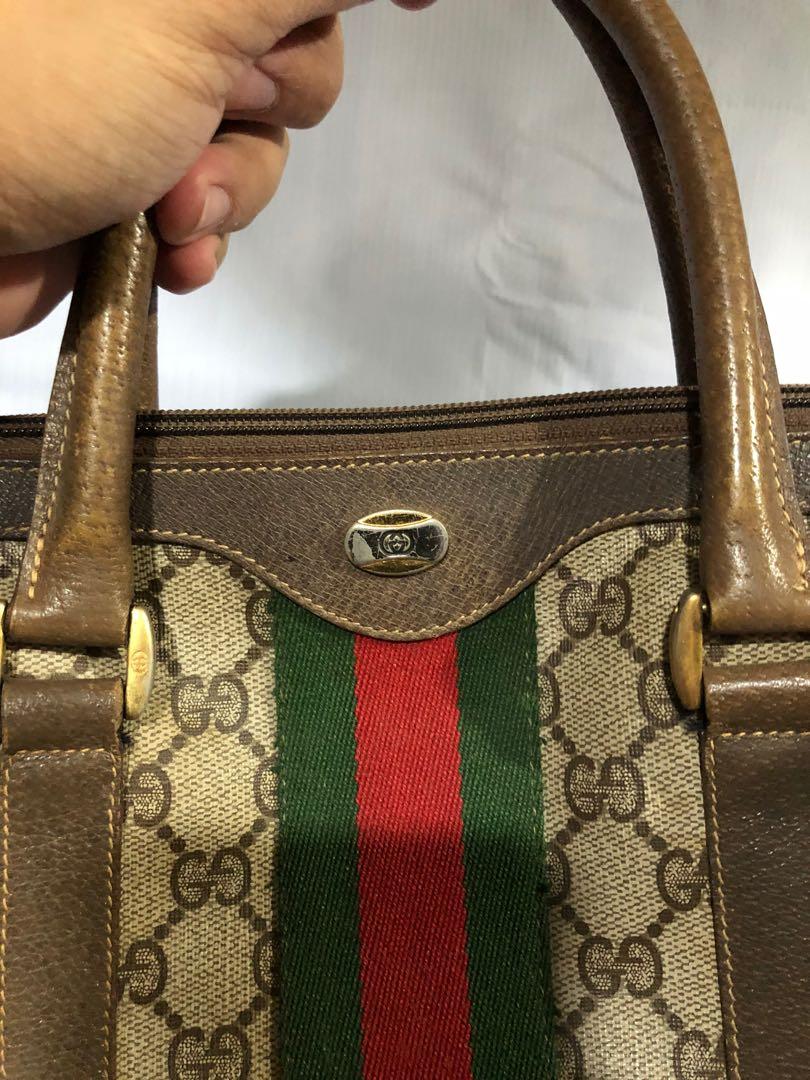 Gucci vintage 1980 doctors bag Luxury Bags Wallets on Carousell