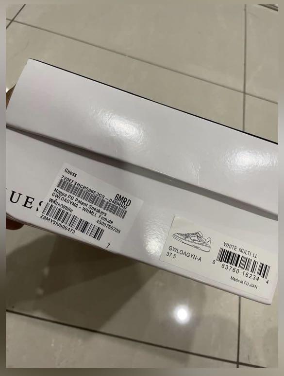 Guess nappa pu patent sneakers clearance