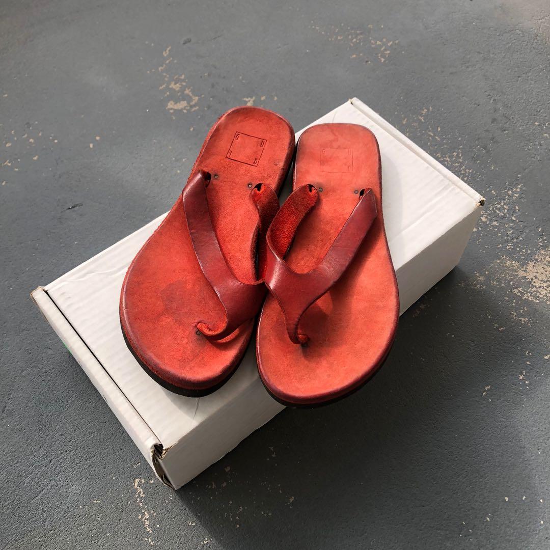 Guidi Flip Flops w Horse Leather Straps