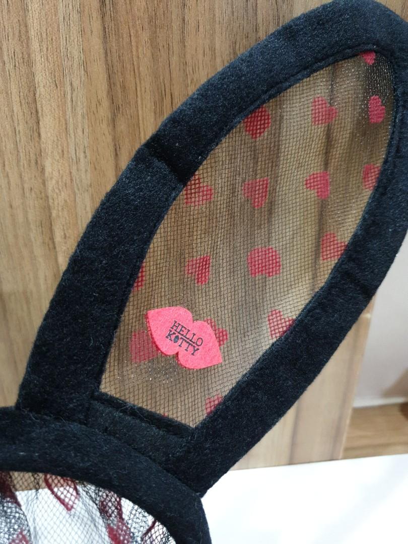 Hello Kitty bunny ears headband/hairband by Universal Studio, Women's