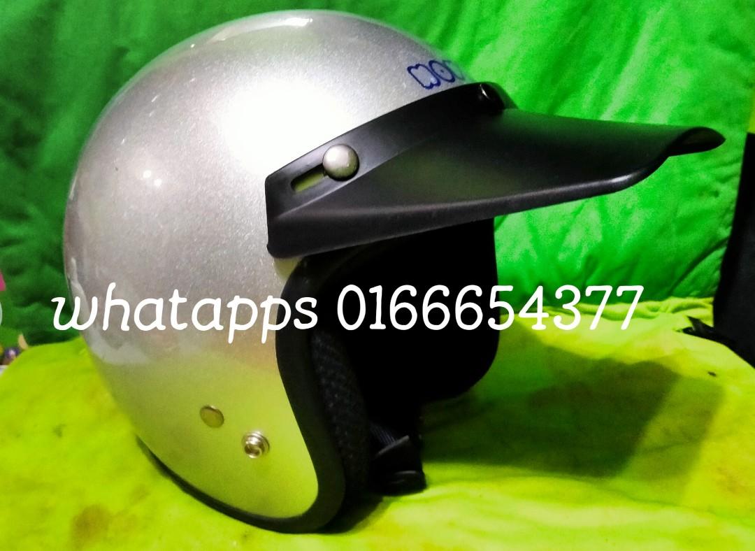 Helmet ARC Nova NR50 silver Motorbikes on Carousell