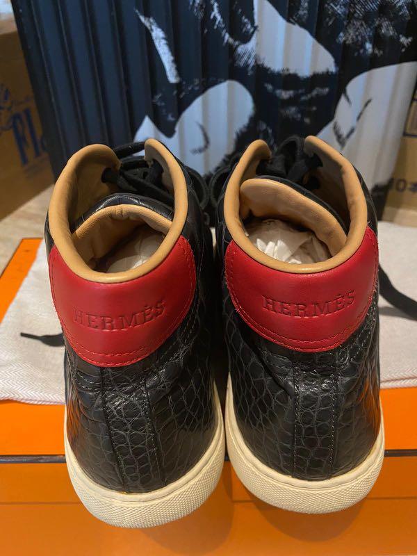 Hermes crocodile skin sneakers size 43, Men's Fashion, Footwear, Sneakers  on Carousell