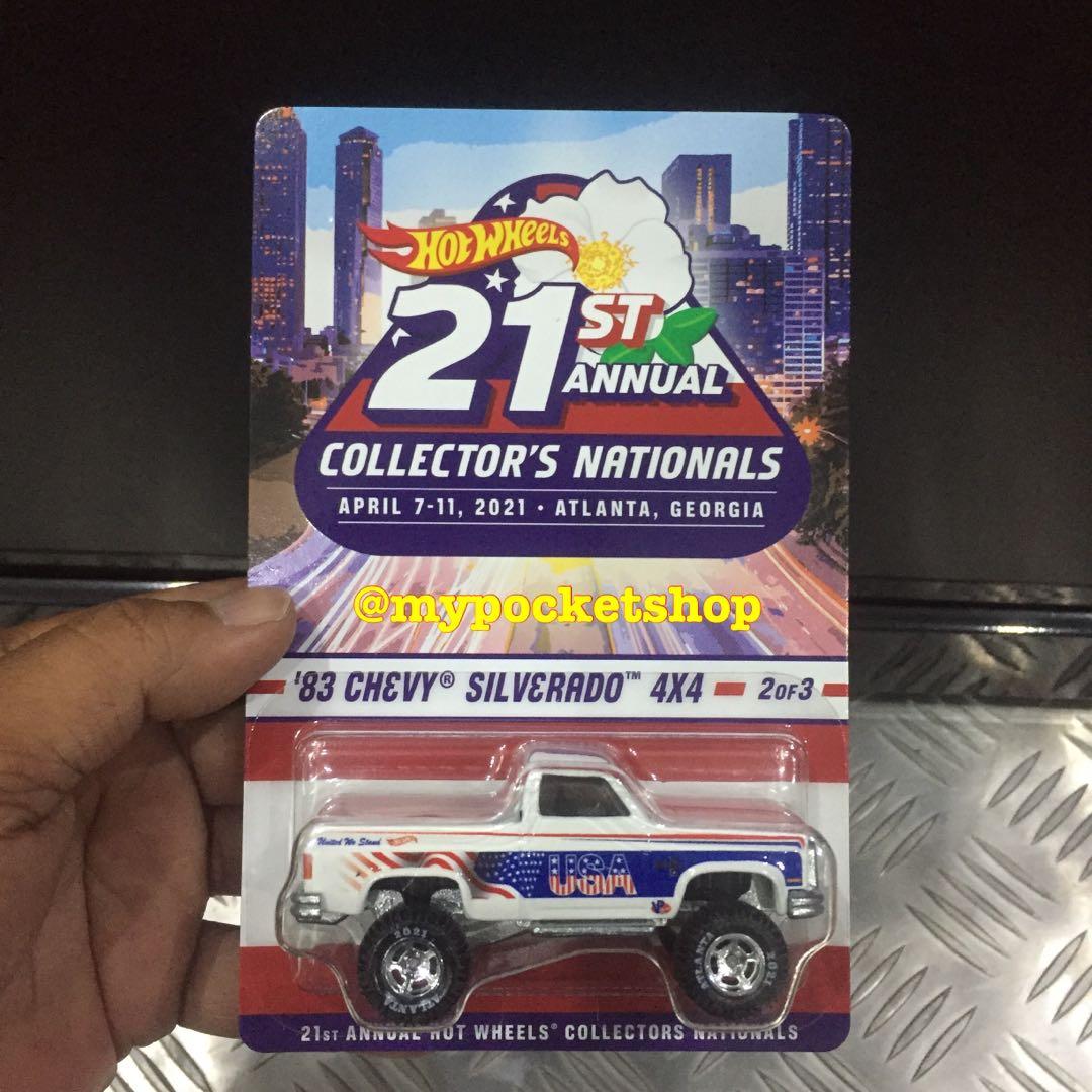 Details about   83 Chevy Silverado 4x4 2021 Hot Wheels 21st National Convention #2 Series Car