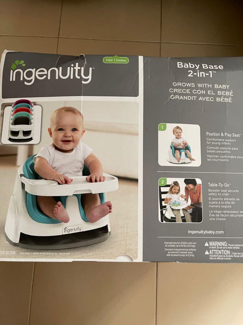 Ingenuity 2 In 1 Baby Base Babies Kids Baby Nursery Kids Furniture Kids Tables Chairs On Carousell