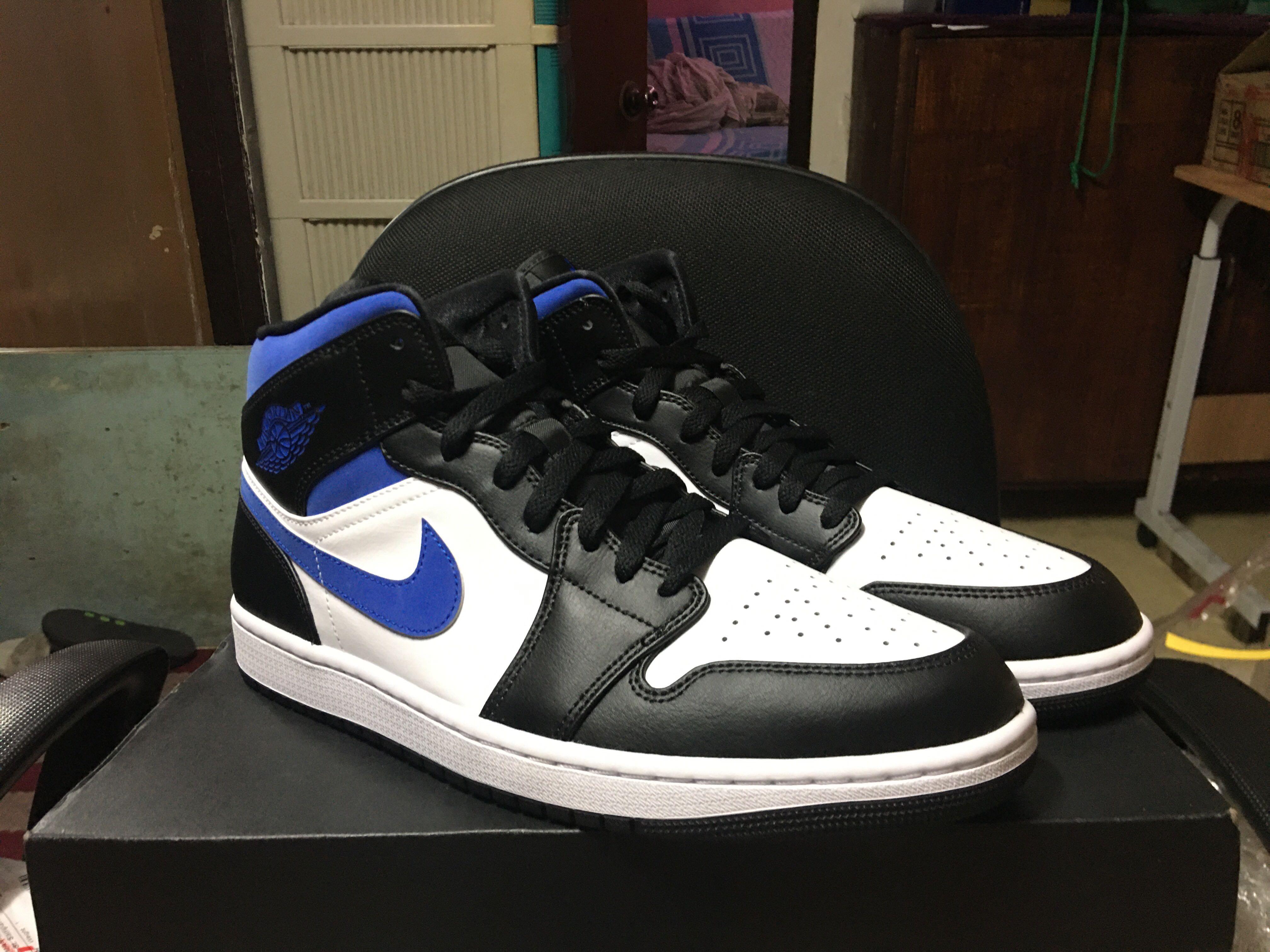 J1 Mid Racer Blue, Men's Fashion, Footwear, Sneakers on Carousell