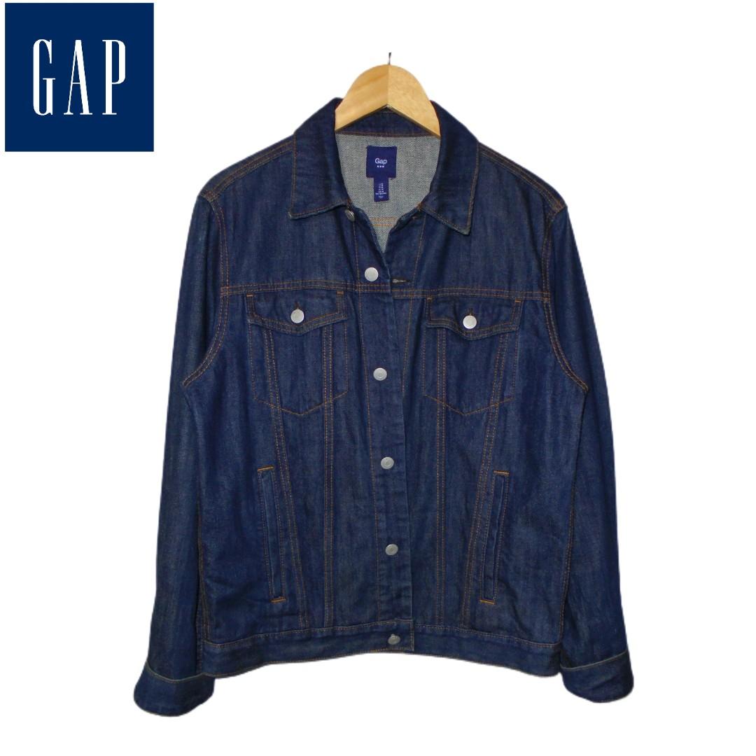 Jaket Jeans Denim GAP, Fesyen Pria 