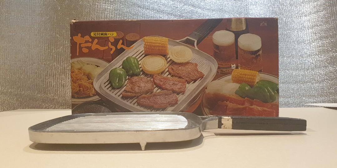Japanese Grill Pan (Category: Cookware & Accessories) located in Manila. Submitted by zandre615 (Listing ID 1124216970, Image 2). Description: Grill pan for sale 9.5" X 18" including handle Brand new Japan made Add shipping.
