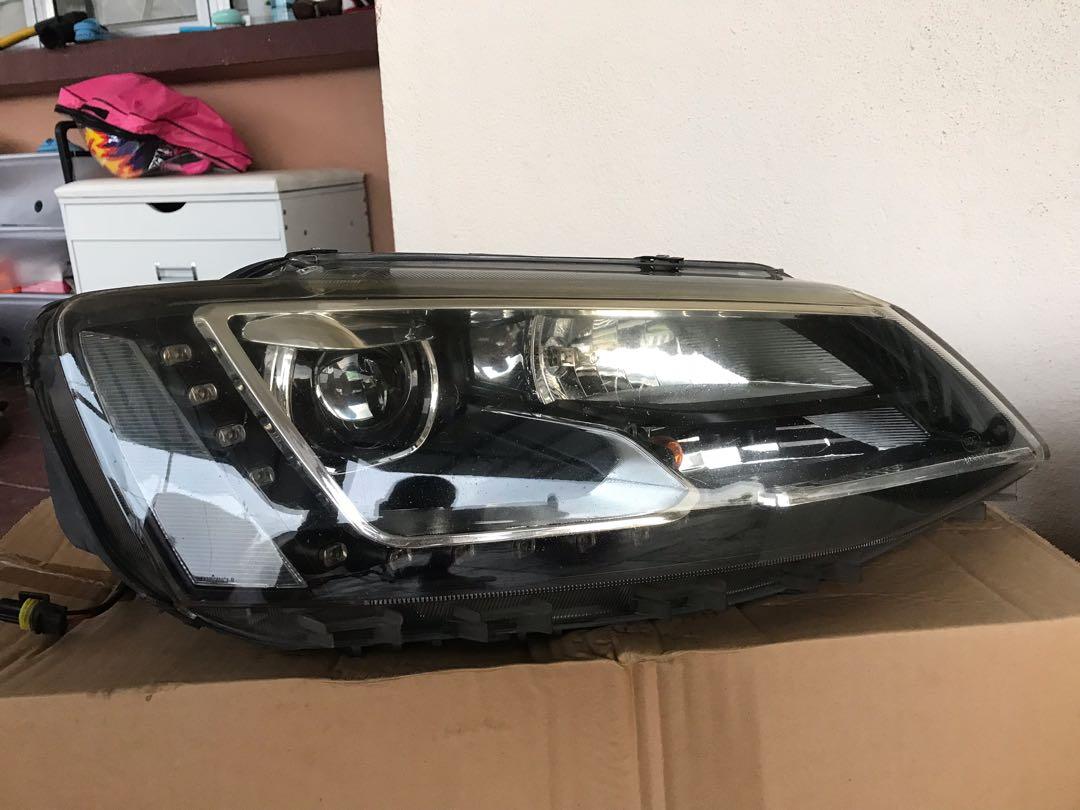Jetta 2014 OEM Headlamp, Auto Accessories on Carousell