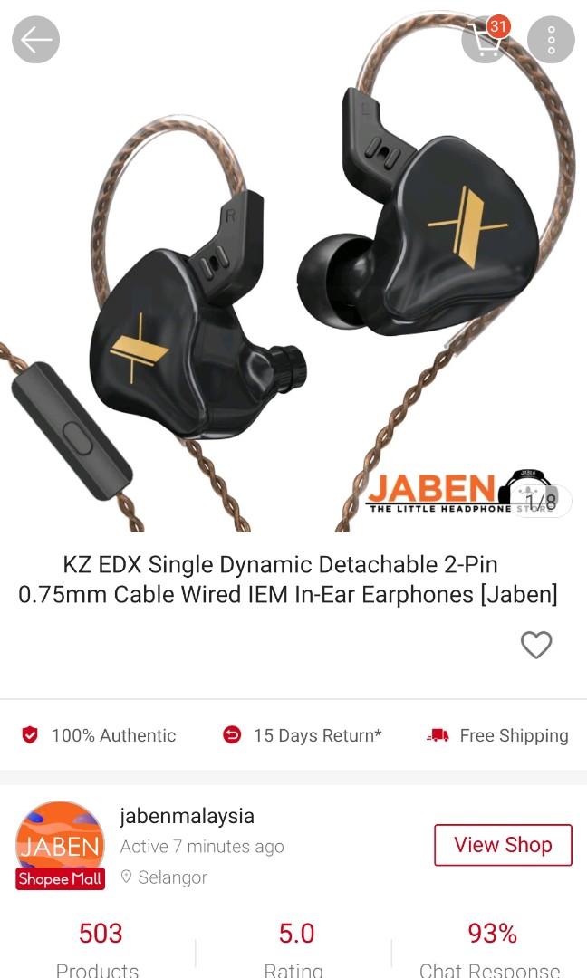 Kz best sale edx shopee
