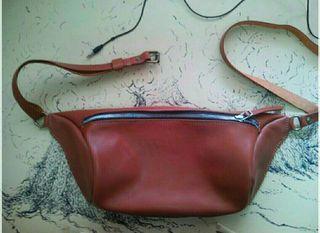 Leather Handmade "fanny pack""Sling Bag"