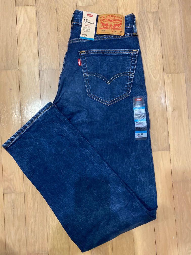 Levis 505 Regular W28 L32, Men'S Fashion, Bottoms, Jeans On Carousell