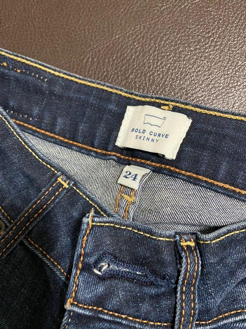 Levi's bold curve skinny jeans, size 24 