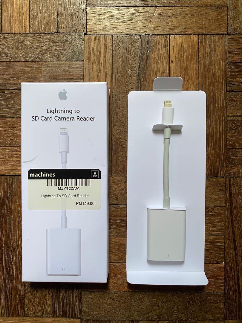 Lightning to SD card camera reader, Computers & Tech, Parts