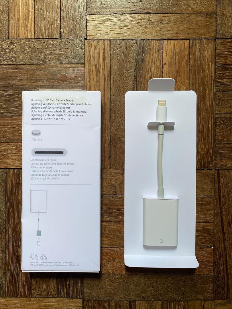 Lightning to SD card camera reader, Computers & Tech, Parts