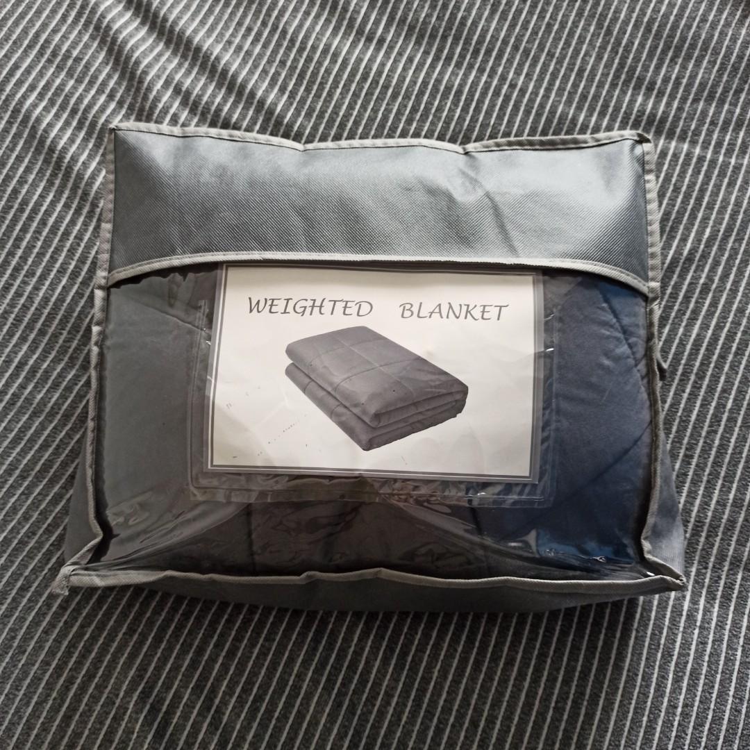 Linenspa 12Lb 5. 4kg weighted blanket Furniture Home Living Bedding Towels on Carousell