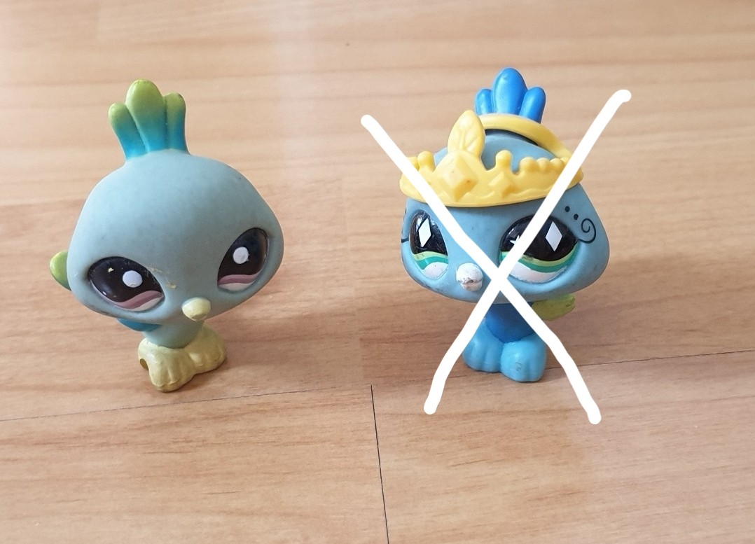 Littlest Pet Shop / lps Peacock with Crown, Hobbies & Toys, Toys 