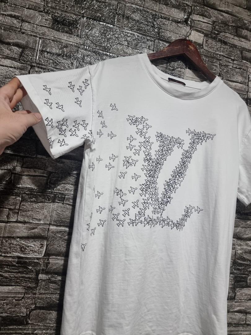 louis vuitton airplane shirt