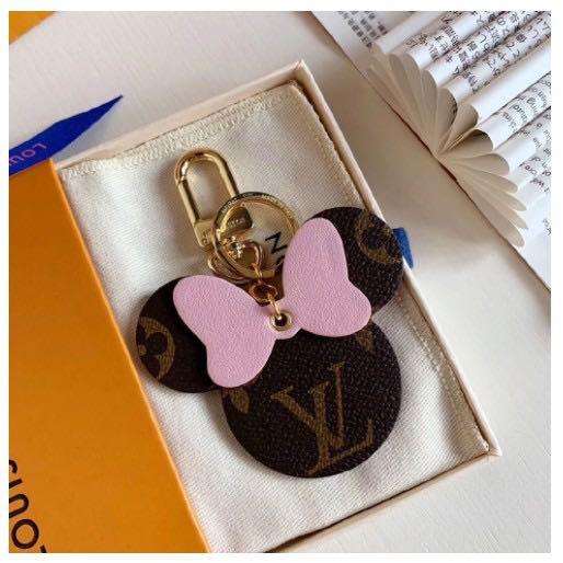 LV Louis Vuitton Mickey Minnie Keychain / Bag Charm