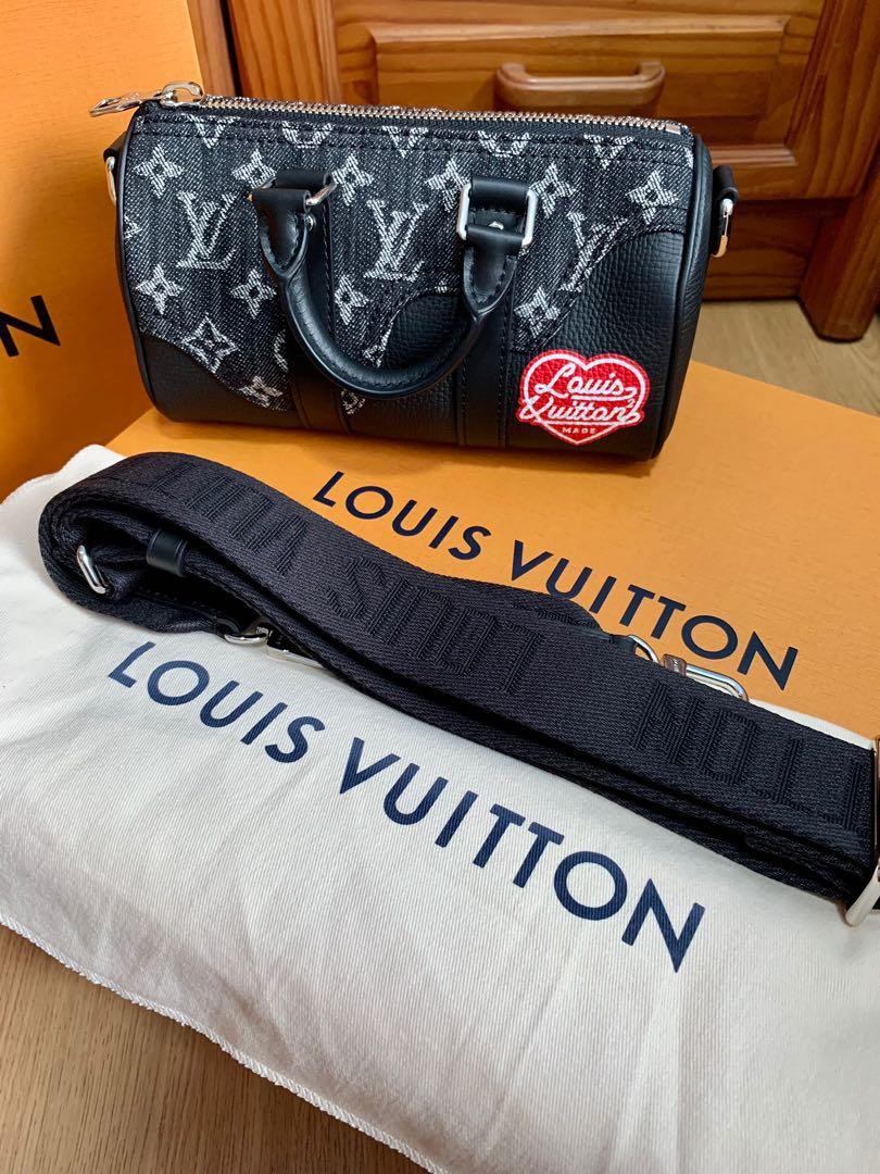 Shop Louis Vuitton MONOGRAM 2021-22FW Louis Vuitton Nigo Keepall XS  Monogram Bag Black by BrandStreetStore