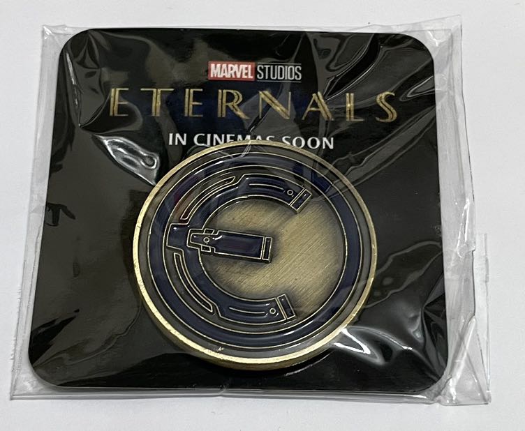 Marvel Eternals Collectible Coin 永恆族收藏幣, 興趣及遊戲, 玩具