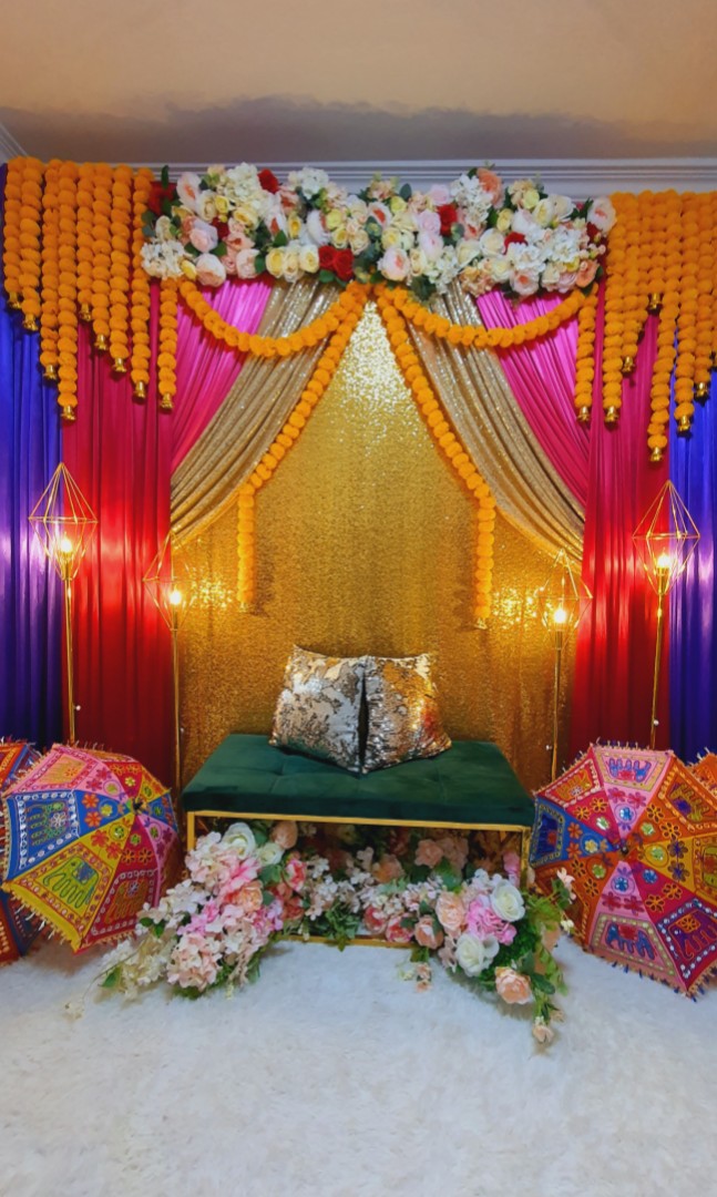 Beautiful bachelorette theme, haldi, mehendi setups in Delhi,Gurgaon,Noida  & NCR