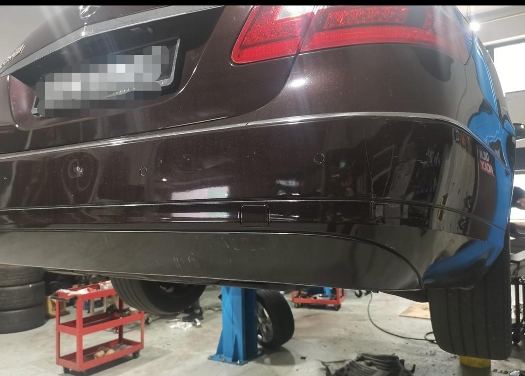 W212 shop rear bumper