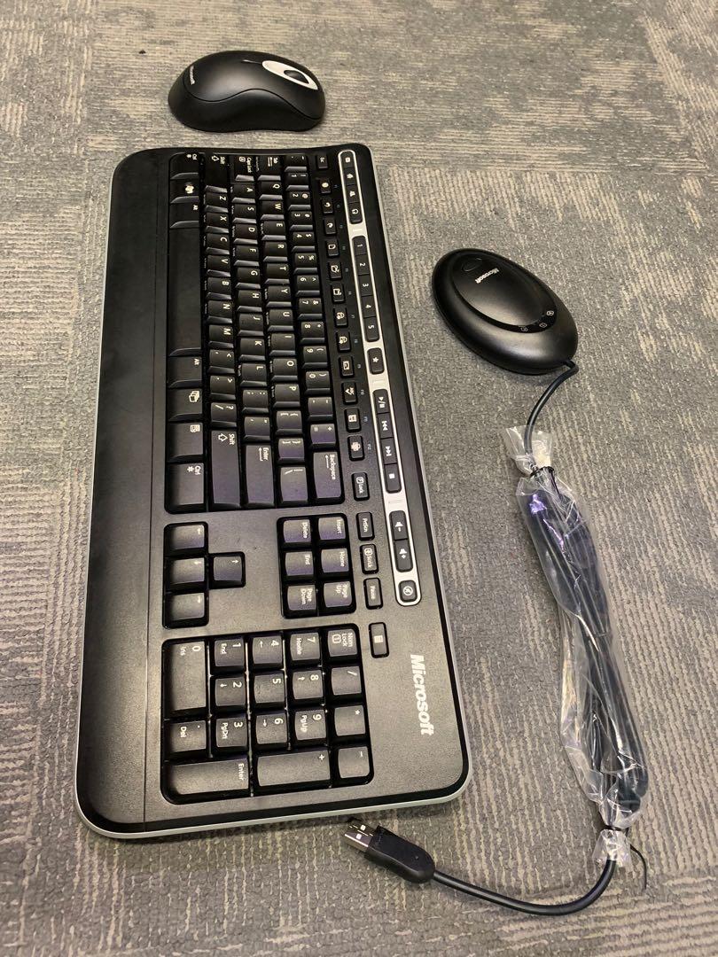 Microsoft Wireless Keyboard and Mouse, Computers & Tech, Parts