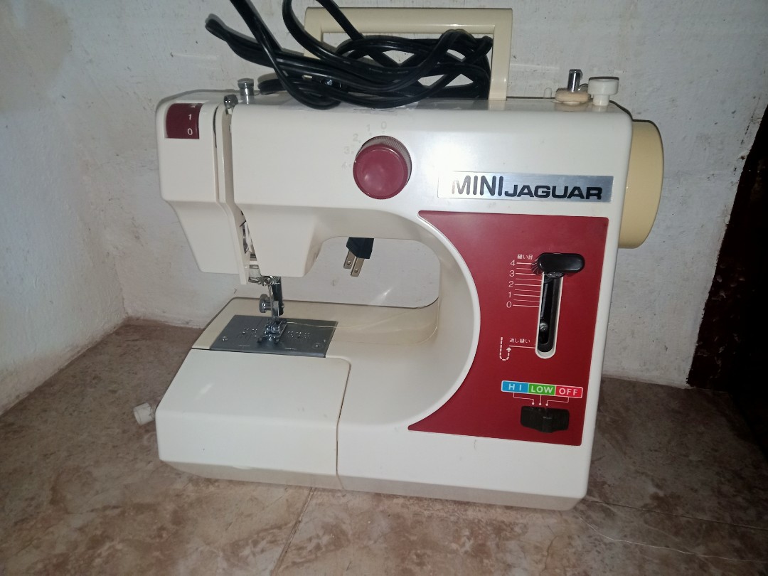 Mini Jaguar sewing machine japan surplus, TV & Home Appliances, Other Home Appliances on Carousell