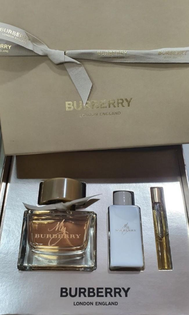 my burberry coffret set, Beauty & Personal Care, Fragrance & Deodorants on  Carousell