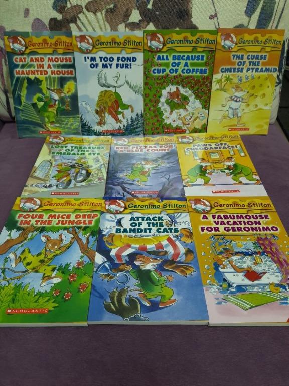 New!) Geronimo Stilton 1-10 (老鼠記者10冊), 興趣及遊戲, 書本& 文具