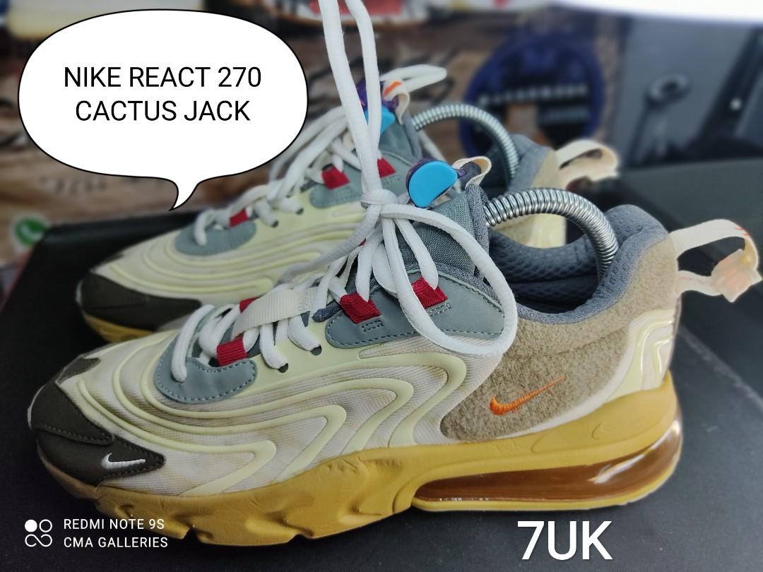 NIKE REACT TRAVIS SCOTT AIR 270 CACTUS JACK