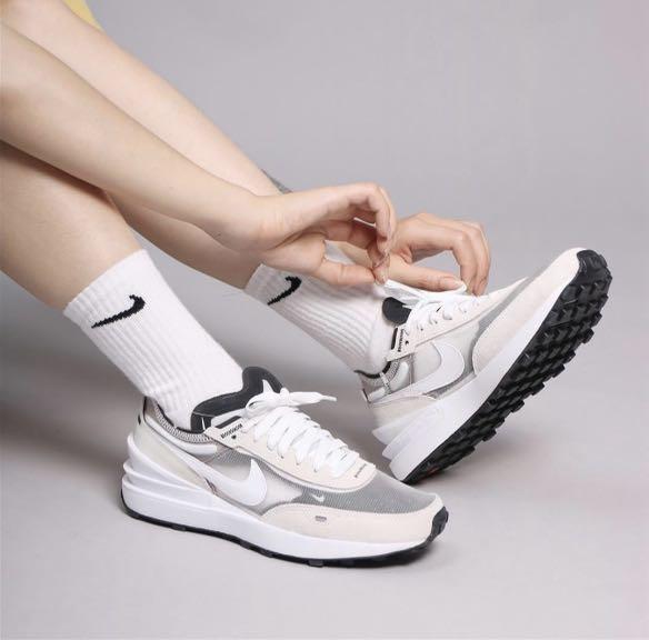 Nike waffle one 白灰色summit white, 女裝, 鞋, 波鞋- Carousell
