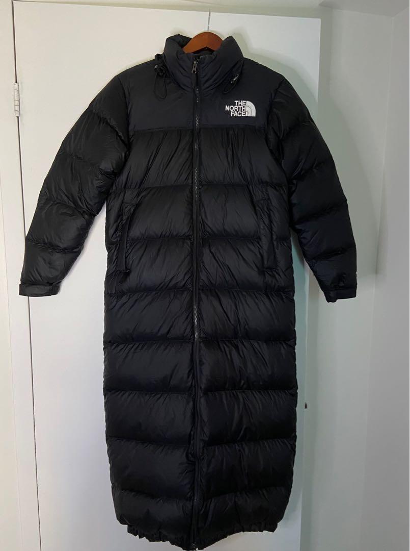 The north face nuptse duster coat hot sale