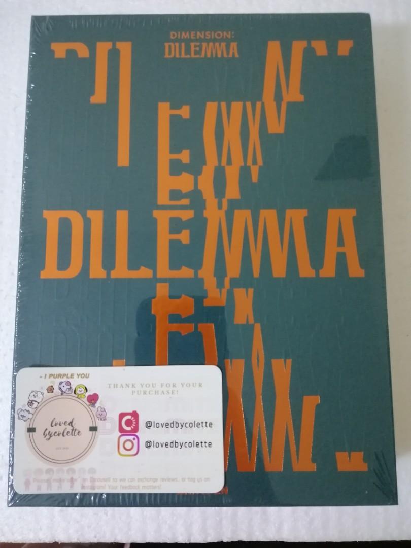 [ONHAND] ENHYPEN DIMENSION: DILEMMA ODYSSEUS VERSION (SEALED) (Category: K-Wave Merchandise) located in Manila. Submitted by lovedbycolette (Listing ID 1124193641, Image 1). Description: from FETA onhand and ready to ship! Sealed with slight corner dents (last pic posted) 1slot only! Can do sdd thank you! #enhypen #engene #jungwon #heeseung #jay #jake #sunghoon #sunoo #niki #kpop.