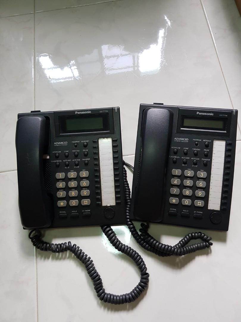 Panasonic phone KX-T7735 & KX-T7730, Computers & Tech, Office ...
